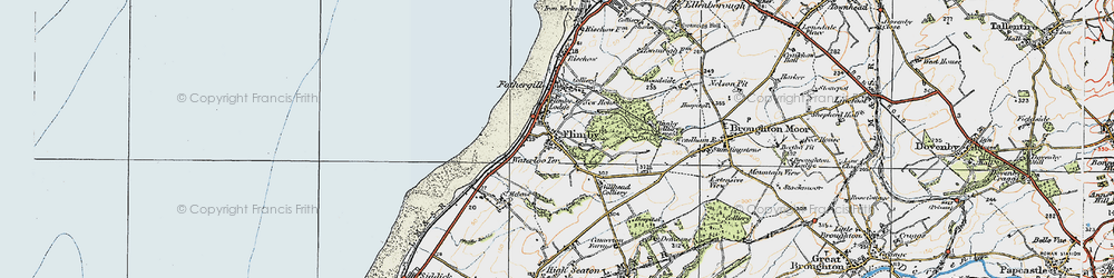 Old map of Flimby in 1925