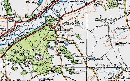 Old map of Abbey Wood in 1921