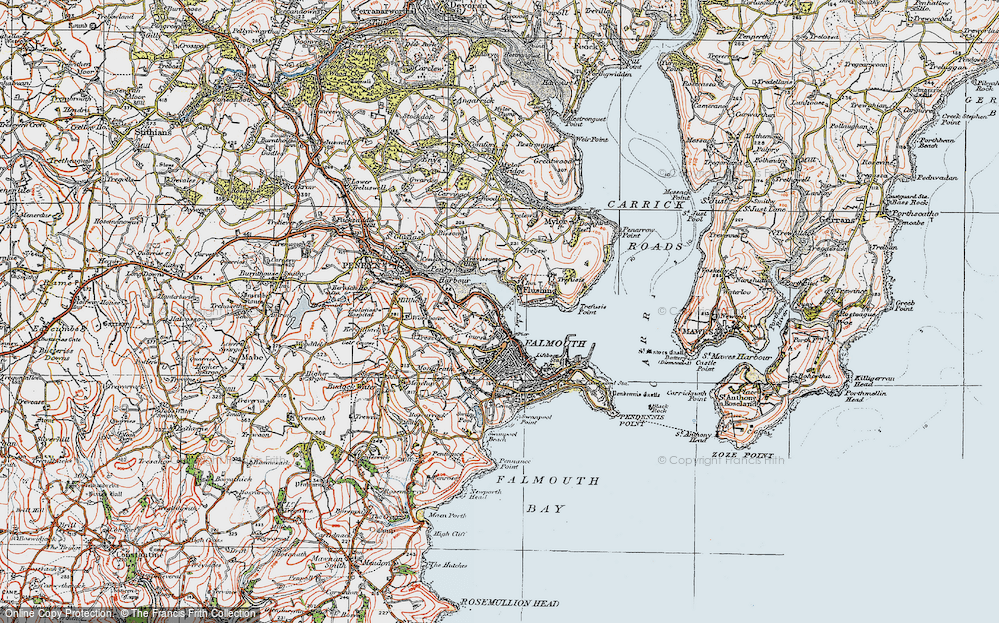 Old Maps of Flushing, Cornwall Francis Frith