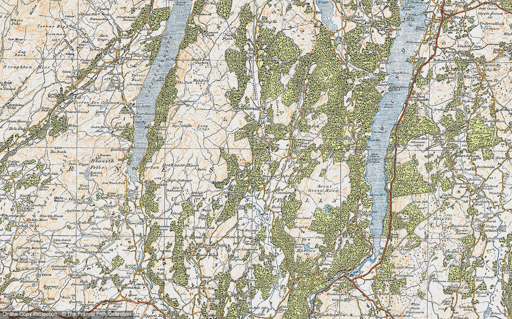 Old Map of Force Forge, 1925 in 1925