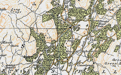 Old map of Force Forge in 1925