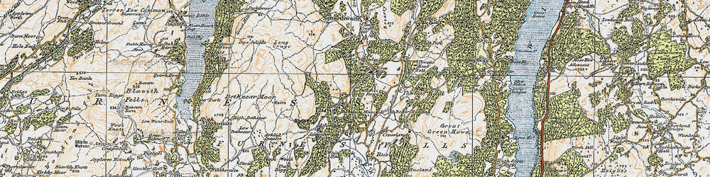 Old map of Force Forge in 1925