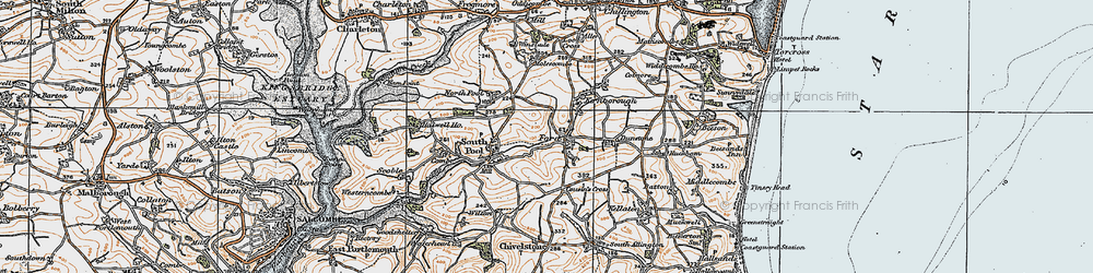 Old map of Ford in 1919