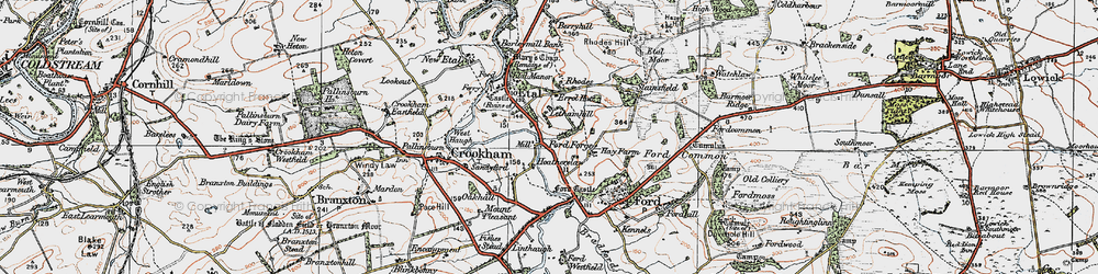 Old map of Lethamhill in 1926