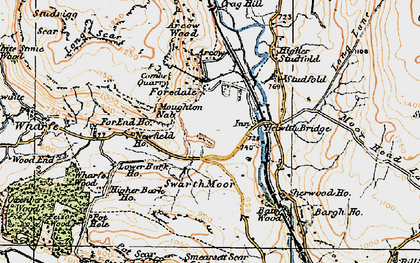 Old map of Foredale in 1924