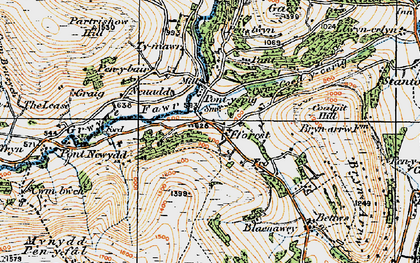 Old map of Forest Coal Pit in 1919