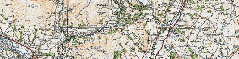 Old map of Forest Coal Pit in 1919