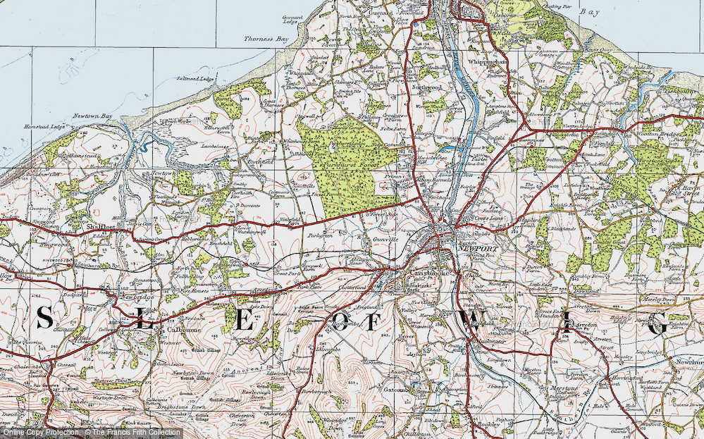Old Map of Forest Side, 1919 in 1919