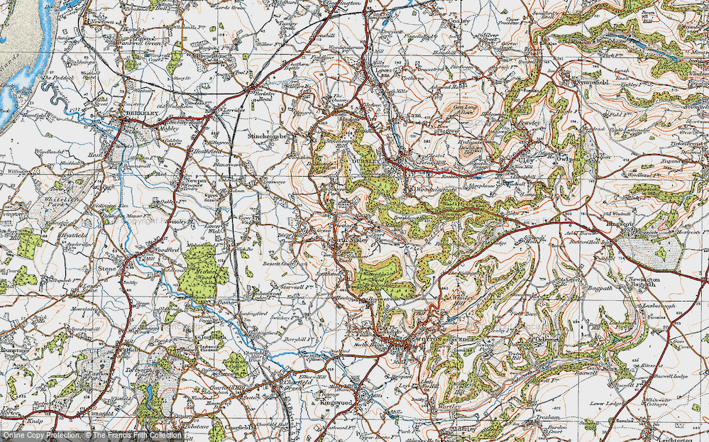 Old Map of Forthay, 1919 in 1919