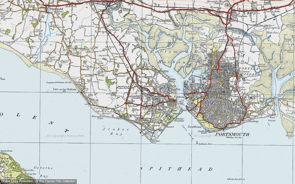 Old Map of Forton, 1919 in 1919