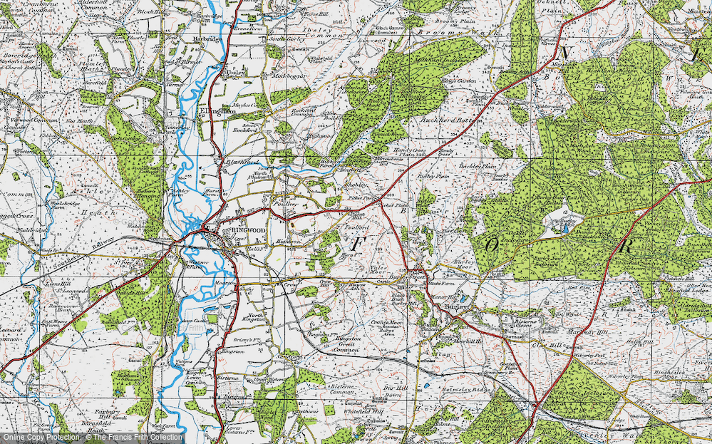 Old Map of Foulford, 1919 in 1919
