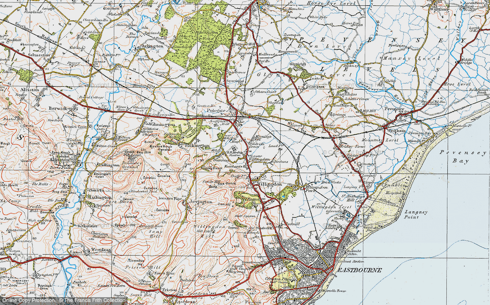 Old Map of Foulride Green, 1920 in 1920