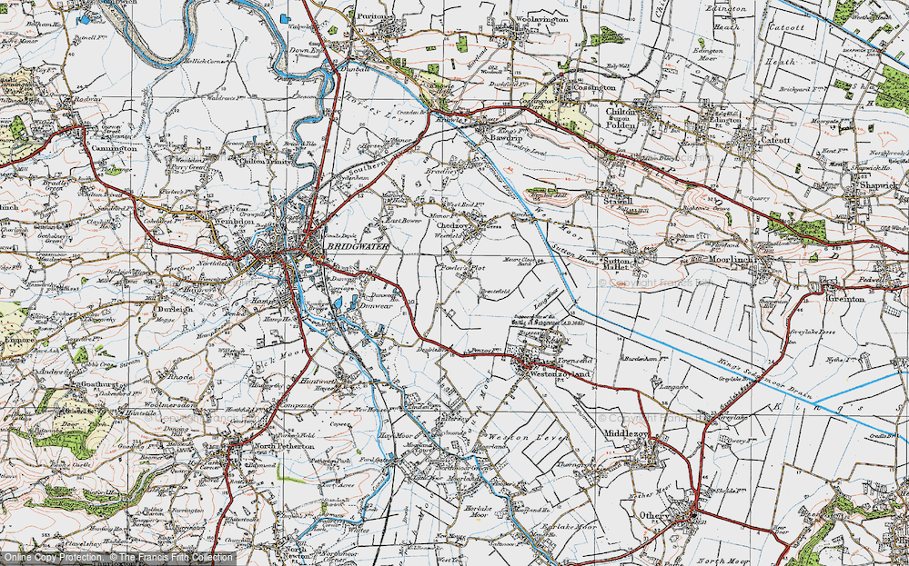 Historic Ordnance Survey Map of Fowler's Plot, 1919