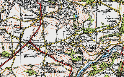Old map of Fox Hill in 1919