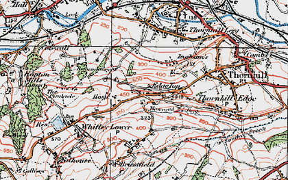 Old map of Fox Royd in 1925