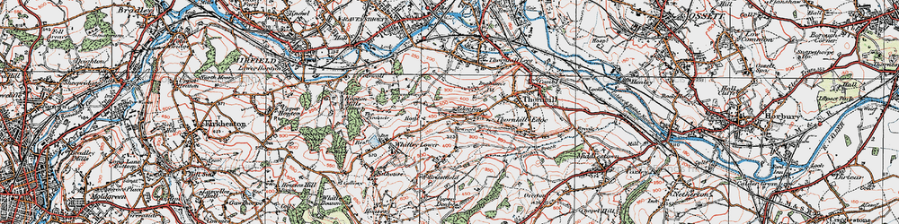 Old map of Fox Royd in 1925