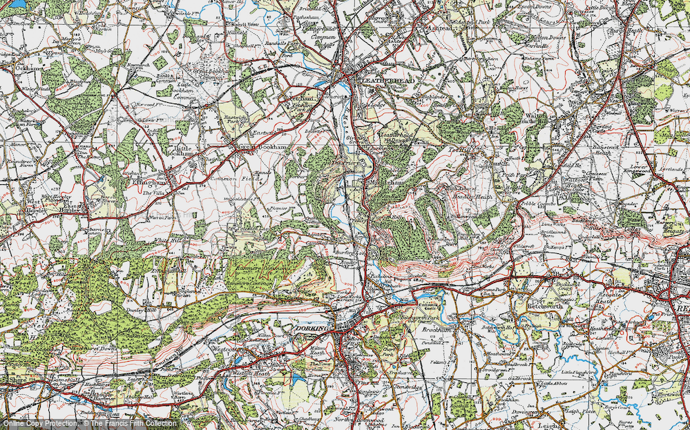 Old Map of Fredley, 1920 in 1920