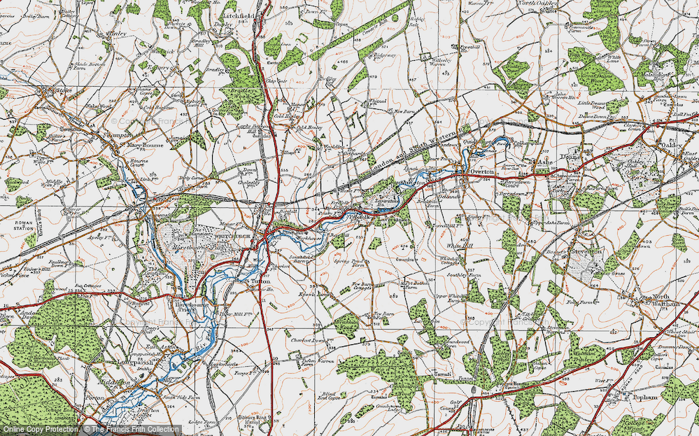 Old Map of Freefolk, 1919 in 1919