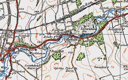 Old map of Freefolk in 1919