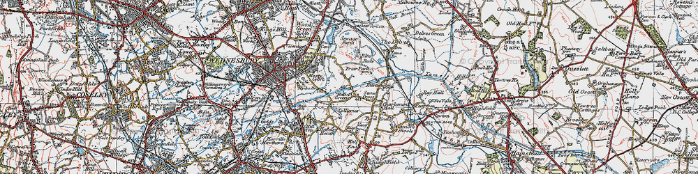 Old map of Friar Park in 1921
