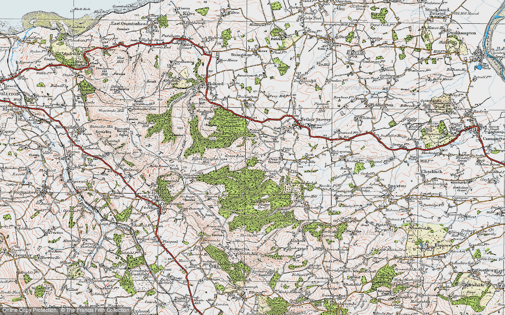 Old Map of Friarn, 1919 in 1919