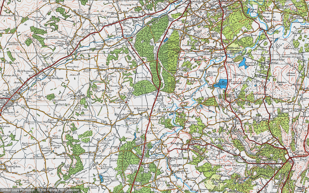 Old Map of Frithend, 1919 in 1919