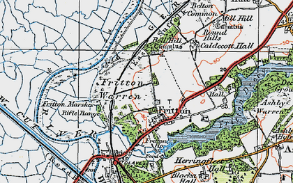 Old map of Bell Hill in 1922