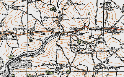 Old map of Frogmore in 1919