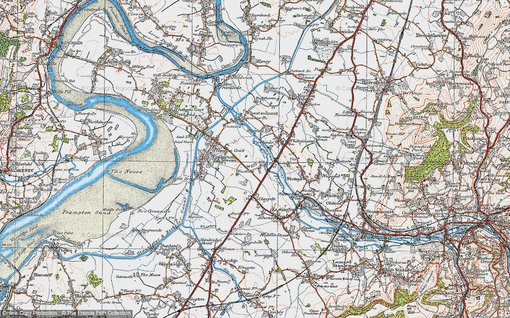 Old Map of Fromebridge, 1919 in 1919