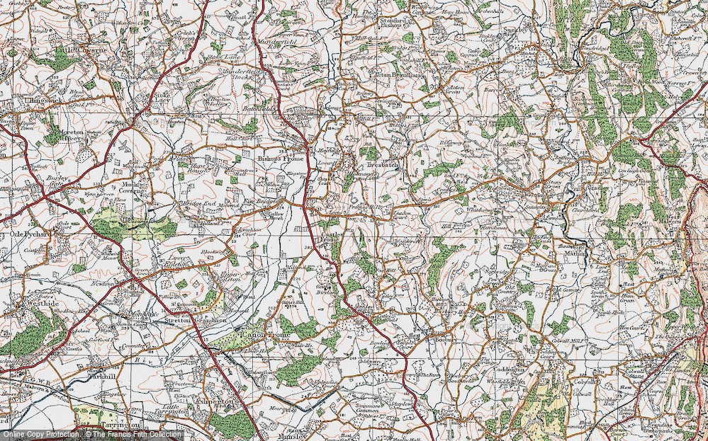 Old Maps of Fromes Hill, Hereford & Worcester