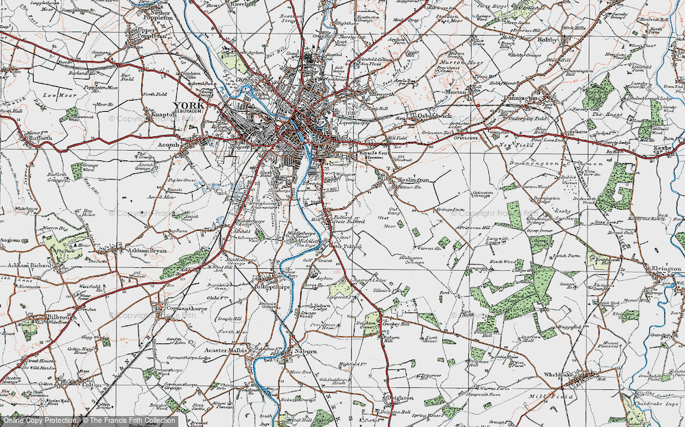 Old Maps of Fulford, Yorkshire Francis Frith