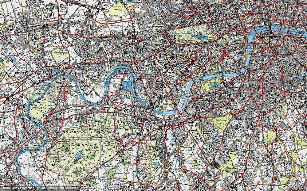 map of fulham
