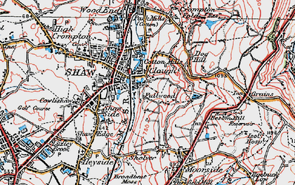 Old map of Fullwood in 1924
