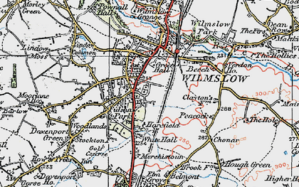 Old map of Fulshaw Park in 1923