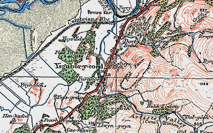 Old map of Furnace in 1922