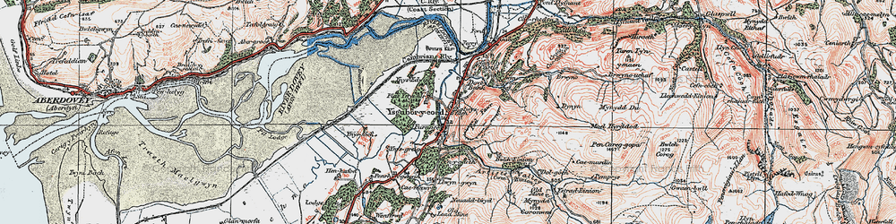 Old map of Furnace in 1922