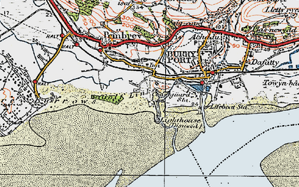 Old map of Furnace in 1923