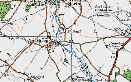 Old map of Tiltup in 1919