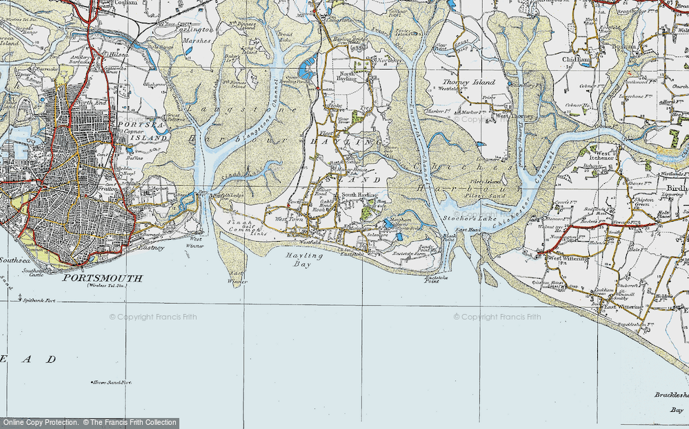 Old Map of Gable Head, 1919 in 1919