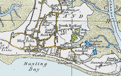 Old map of Gable Head in 1919