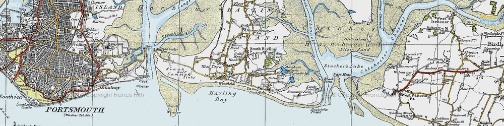 Old map of Gable Head in 1919