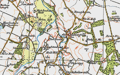 Old map of Gaitsgill in 1925