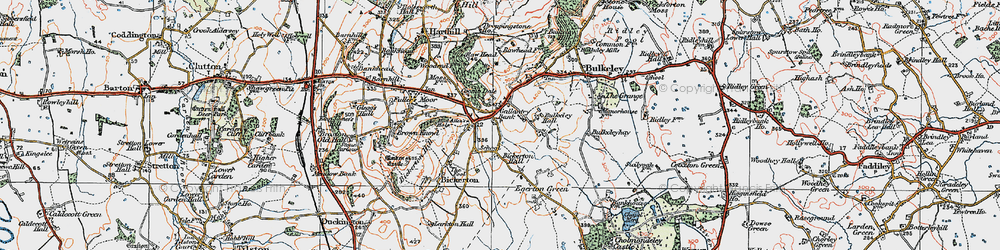 Old map of Gallantry Bank in 1921