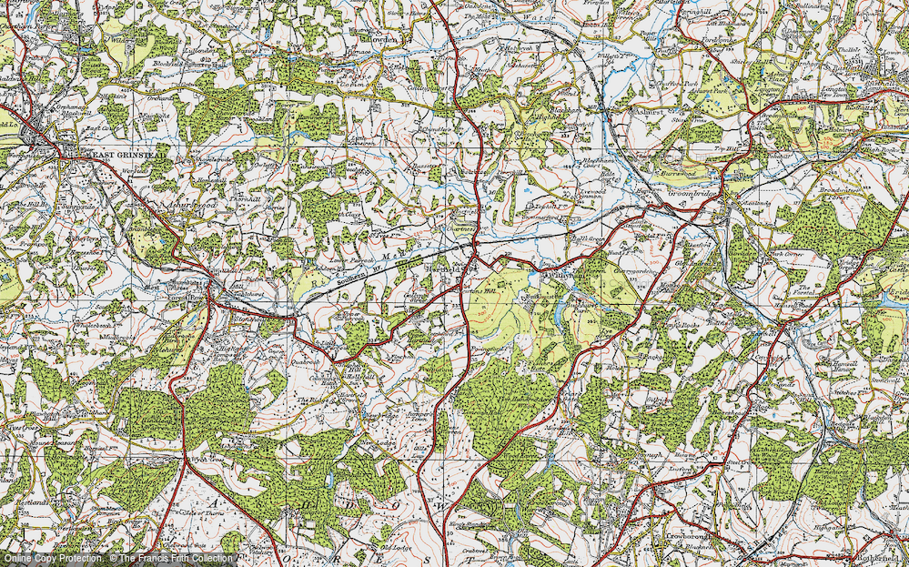 Old Map of Gallypot Street, 1920 in 1920