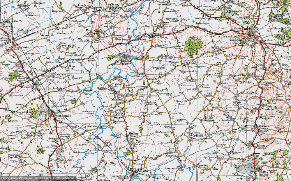 Old Map of Gannetts, 1919 in 1919