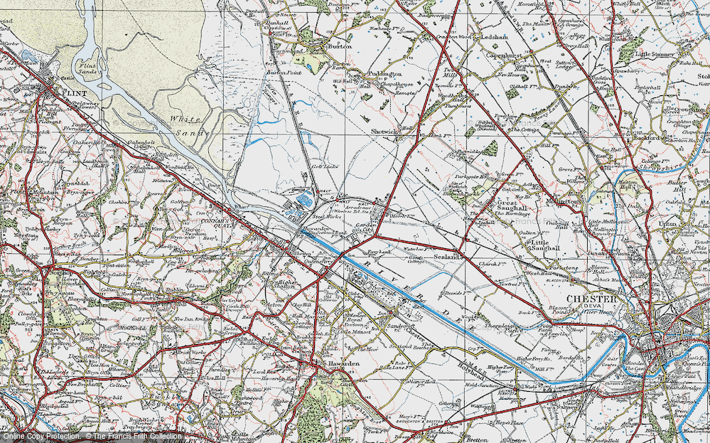 Old Map of Garden City, 1924 in 1924