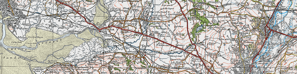 Old map of Garden Village in 1923