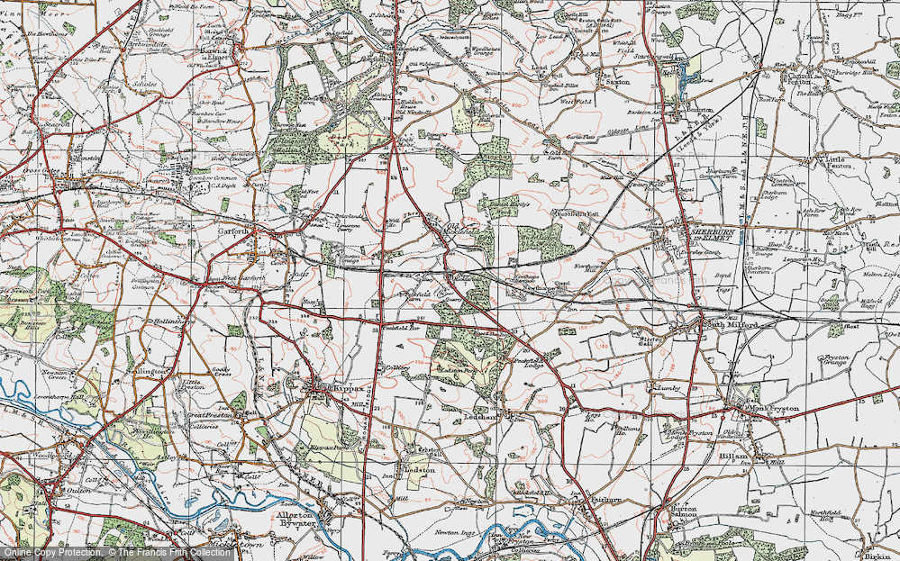Old Map of Garden Village, 1925 in 1925