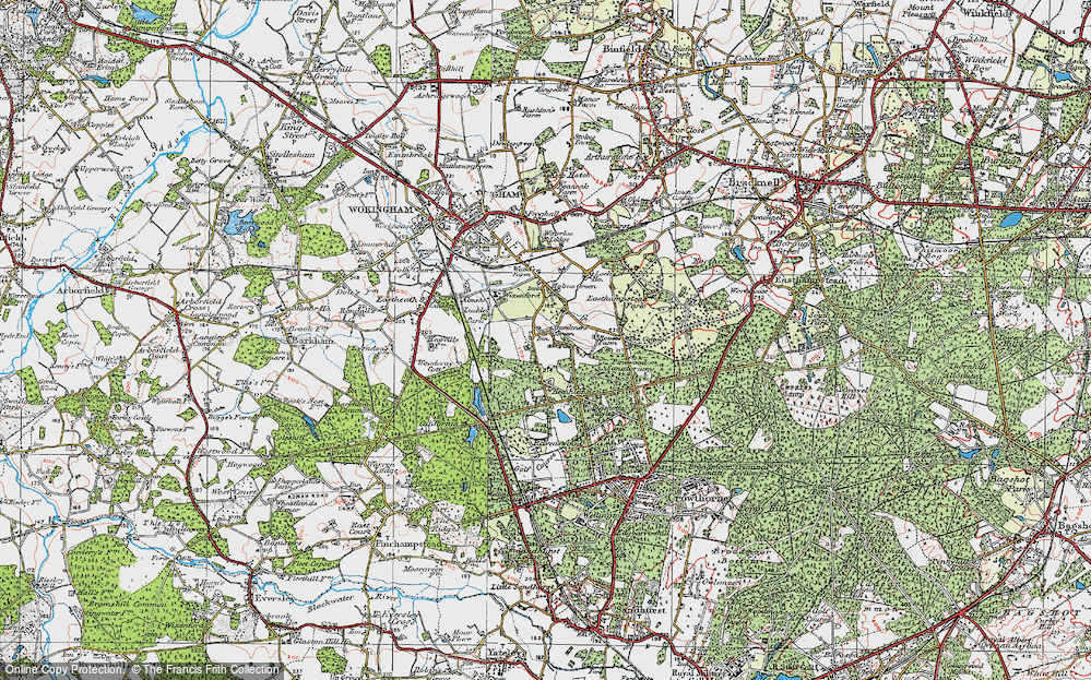Old Map of Gardeners Green, 1919 in 1919