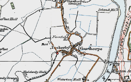 Old map of Garthorpe in 1924